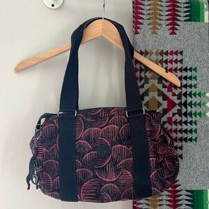 Hard to Find! Kipling Moondance Double Handle Shoulder Bag w/ metal monkey